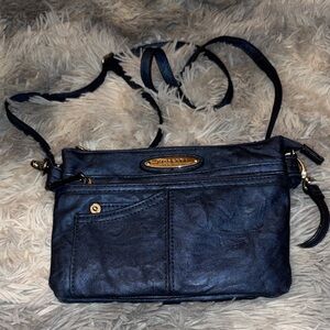Rosetta blue Leather Crossbody Bag